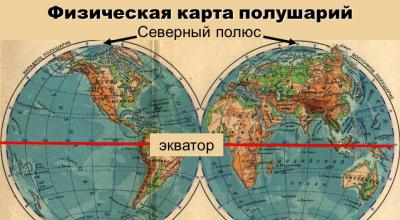 Где проходит линия экватора на карте